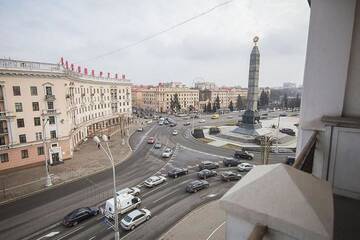 Фото номера Апартаменты Делюкс Апартаменты Central Apartment Victory г. Минск 7