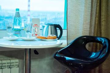 Фото номера Лофт Апарт-отели JACUZZI New LOFT ApartComplex, Панорамный вид на центр Минска г. Минск 52