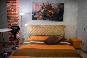 Фото номера Лофт Апарт-отели JACUZZI New LOFT ApartComplex, Панорамный вид на центр Минска г. Минск 57