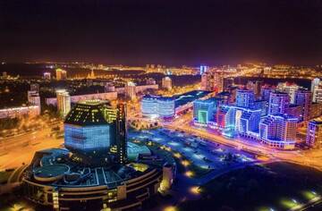 Фото номера Улучшенные апартаменты Апартаменты Michelangelo Apartment г. Минск 23