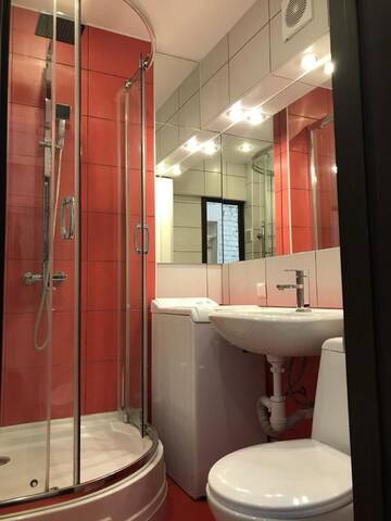 Фото номера Апартаменты-студио Апартаменты Central Apartment Nemiga г. Минск 9
