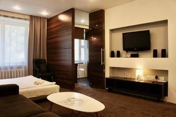 Фото номера Апартаменты-студио Апартаменты Central Apartment Nemiga г. Минск 7