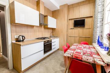 Фото номера Апартаменты с 2 спальнями Апартаменты Apartment with jacuzzi г. Минск 17