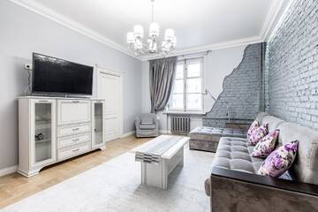 Фото номера Апартаменты с 2 спальнями Апартаменты Apartment with jacuzzi г. Минск 18