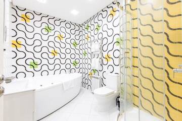 Фото номера Апартаменты с 2 спальнями Апартаменты Apartment with jacuzzi г. Минск 32