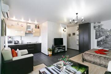 Фото номера Апартаменты-студио - ул. Городской Вал, 9 Апартаменты Minsklux Apartment 2 г. Минск 4