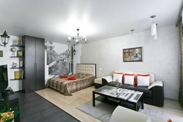 Фото номера Апартаменты-студио - ул. Городской Вал, 9 Апартаменты Minsklux Apartment 2 г. Минск 5