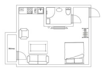 Фото номера Апартаменты-студио - ул. Городской Вал, 9 Апартаменты Minsklux Apartment 2 г. Минск 3