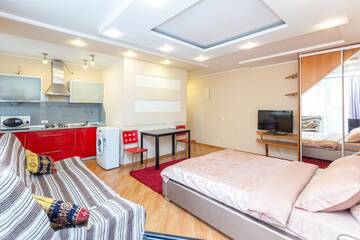 Фото номера Номер-студио с балконом Апартаменты StudioMinsk 4 Apartments - Minsk г. Минск 3
