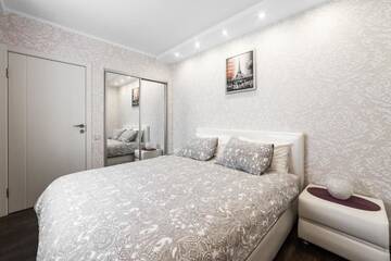 Фото номера Апартаменты с 2 спальнями - улица Кальварийская, 2 Апартаменты CityLife Apartments г. Минск 22