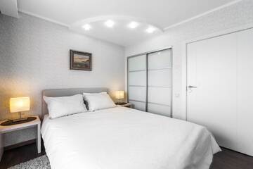 Фото номера Апартаменты с 2 спальнями - улица Кальварийская, 2 Апартаменты CityLife Apartments г. Минск 7