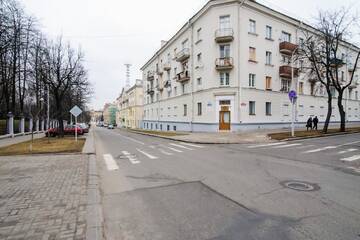 Фото номера Апартаменты с 1 спальней Апартаменты Victory Square Kvartir 2 г. Минск 7