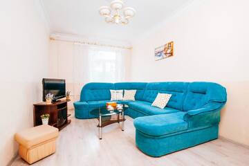 Фото номера Апартаменты с 1 спальней Апартаменты Victory Square Kvartir 2 г. Минск 5