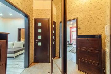 Фото номера Четырехместный номер с ванной комнатой Апартаменты Kvartiras Minsk Apartments г. Минск 11