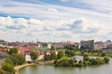 Фото номера Двухуровневые апартаменты Апартаменты Arenda Apartments г. Минск 35