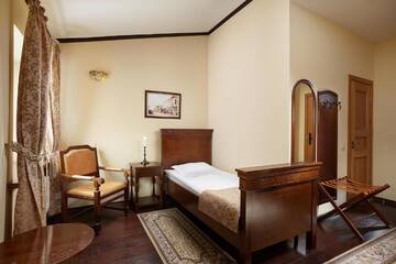 Фото номера Стандартный одноместный номер Отель Hotel Monastyrski Minsk City Centre г. Минск 4