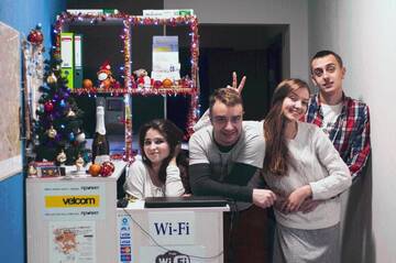 Фото номера Кровать в общем 6-местном номере для мужчин и женщин Хостелы Flatcom Hostel г. Минск 29