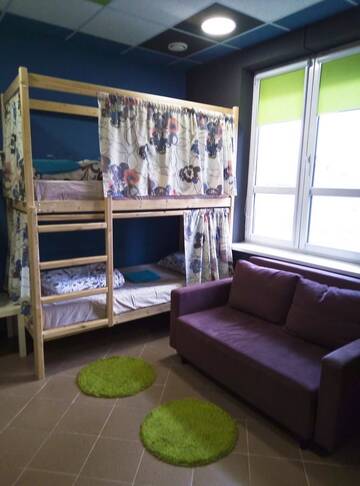 Фото номера Кровать в общем 6-местном номере для мужчин и женщин Хостелы Flatcom Hostel г. Минск 4