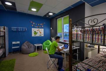 Фото номера Кровать в общем 6-местном номере для мужчин и женщин Хостелы Flatcom Hostel г. Минск 3