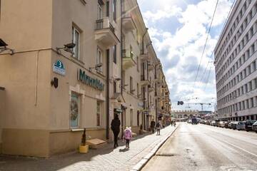 Фото номера Апартаменты Делюкс - ул. Ленинградская, 3 Апартаменты SutkiMinsk Apartments г. Минск 6