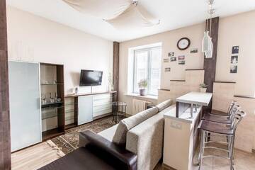 Фото номера Апартаменты Делюкс - ул. Ленинградская, 3 Апартаменты SutkiMinsk Apartments г. Минск 12