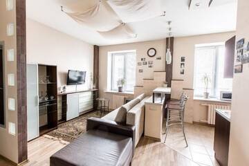 Фото номера Апартаменты Делюкс - ул. Ленинградская, 3 Апартаменты SutkiMinsk Apartments г. Минск 13