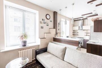 Фото номера Апартаменты Делюкс - ул. Ленинградская, 3 Апартаменты SutkiMinsk Apartments г. Минск 14
