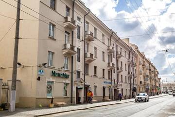 Фото номера Апартаменты Делюкс - ул. Ленинградская, 3 Апартаменты SutkiMinsk Apartments г. Минск 5