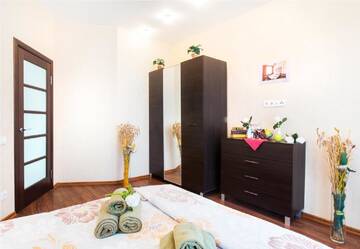 Фото номера Апартаменты с 1 спальней и балконом Апартаменты 10 Apartment on ploshad Pobedi г. Минск 6