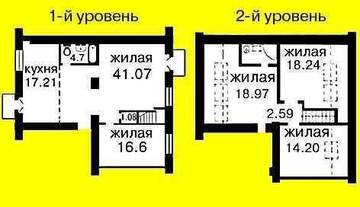 Фото номера Улучшенные апартаменты с 5 спальнями и балконом – Двухуровневые Апартаменты Apartment style and comfort г. Минск 12
