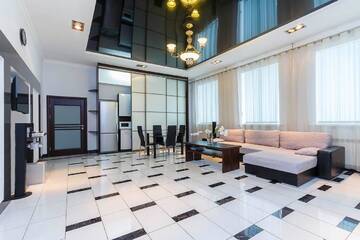 Фото номера Улучшенные апартаменты Апартаменты Luxury Apartments on Marksa г. Минск 15