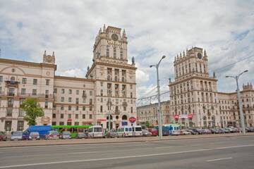 Фото номера Апартаменты Делюкс с 2 спальнями Апартаменты Apartments 23 Center г. Минск 16