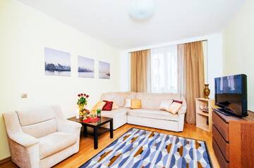 Фото номера Апартаменты с 1 спальней и балконом Апартаменты Apartment at the railway station г. Минск 4