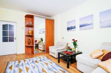 Фото номера Апартаменты с 1 спальней и балконом Апартаменты Apartment at the railway station г. Минск 5