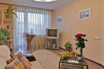 Фото номера Просторные апартаменты с 1 спальней Апартаменты Kvartira na Kozlova г. Минск 5