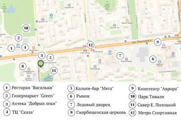 Фото номера Апартаменты с 1 спальней Апартаменты Apartment Roomer 9 г. Минск 5