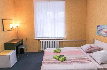 Фото номера Двухместный номер с 1 кроватью и общей ванной комнатой Хостелы Sweethome on Prospekt Nezalejnost г. Минск 6