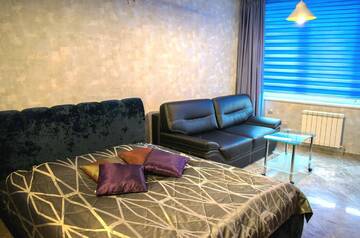 Фото номера Номер Лофт Делюкс Апартаменты Jacuzzi Luxe Apartment City Centre, Панорамный вид на Минск г. Минск 10