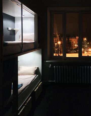 Фото номера Кровать в общем 4-местном номере для мужчин и женщин Хостелы Hostel Tower 31/18 г. Минск 14