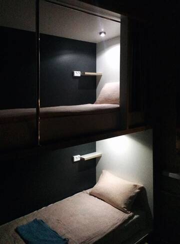 Фото номера Кровать в общем 4-местном номере для мужчин и женщин Хостелы Hostel Tower 31/18 г. Минск 10