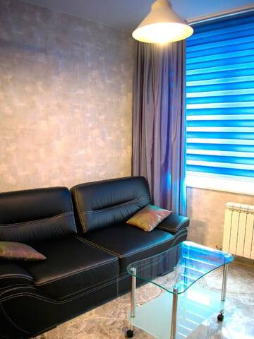 Фото номера Номер Лофт Делюкс Апартаменты Jacuzzi New ApartComplex Kaskad, Панорамный вид на центр Минска г. Минск 2