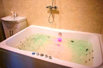 Фото номера Номер-студио с джакузи Апартаменты Jacuzzi New ApartComplex Kaskad, Панорамный вид на центр Минска г. Минск 6