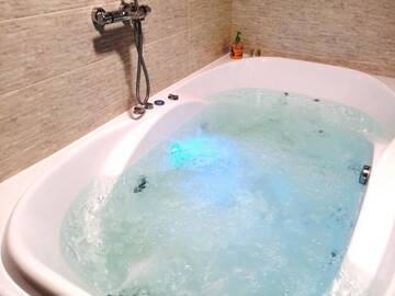 Фото номера Апартаменты Делюкс Апартаменты Jacuzzi New ApartComplex Kaskad, Панорамный вид на центр Минска г. Минск 4
