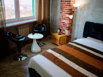 Фото номера Лофт Апартаменты Jacuzzi New ApartComplex Kaskad, Панорамный вид на центр Минска г. Минск 13