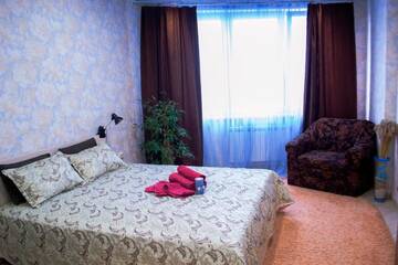 Фото номера Улучшенные апартаменты с сауной Апарт-отели JACUZZI VIP SMART ApartHotel, Панорамный вид на Минск г. Минск 18