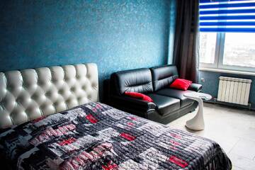 Фото номера Лофт Делюкс Апарт-отели JACUZZI VIP SMART ApartHotel, Панорамный вид на Минск г. Минск 10