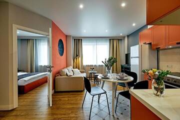 Фото номера Апартаменты с 2 спальнями Апартаменты Apartments Minsk2Go г. Минск 8