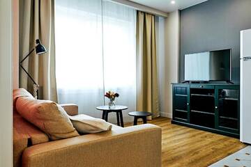 Фото номера Апартаменты с 2 спальнями Апартаменты Apartments Minsk2Go г. Минск 11