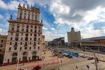 Фото номера Апартаменты с 3 спальнями Апартаменты Spacious Kirova MGApartments г. Минск 23