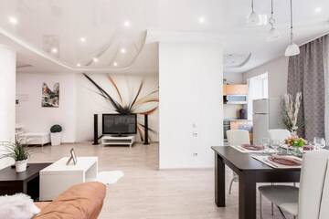 Фото номера Апартаменты с 3 спальнями Апартаменты Spacious Kirova MGApartments г. Минск 31